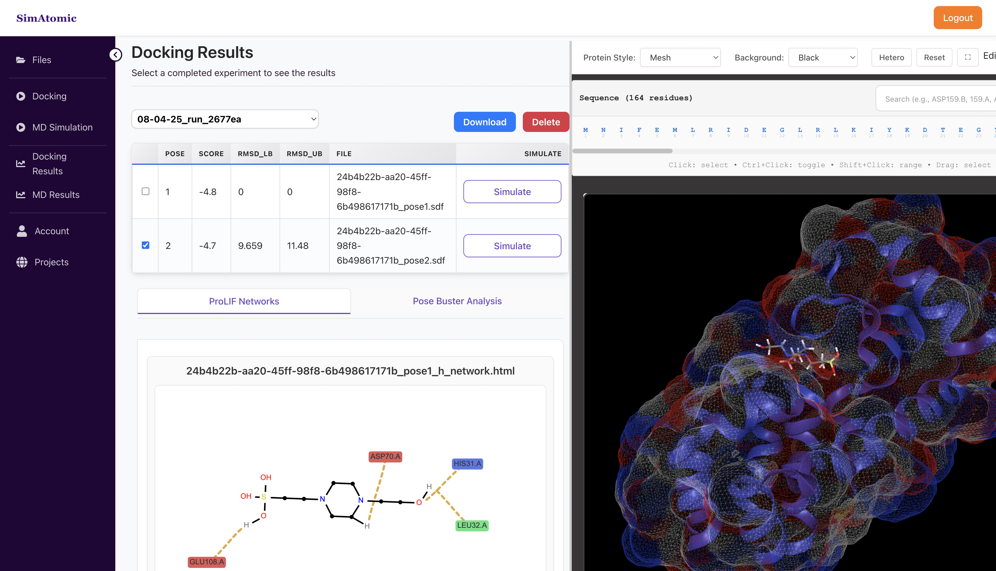 SimAtomic Platform Interface